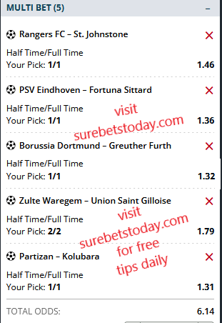 15TH DEC FREE HT FT TIPS